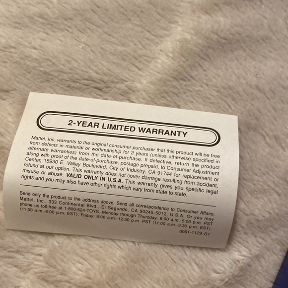 -- NRFB Vintage 1995 AVON ~ Winter Velvet Barbie Doll ❄️ - Picture 5 of 16